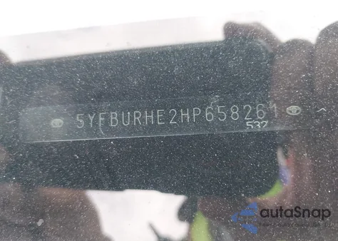 2017 Toyota Corolla Se из США, поврежденный, VIN 5YFBURHE2HP658261